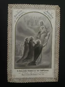holly card santino merlettato canivet BOUASSE-LEBEL SANTI MARTIRI. - Foto 1 di 2