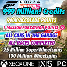 Forza Horizon 5, ALL CARS, 999M CR, Series 25! (read Desc!) XBOX, PC! MS only!