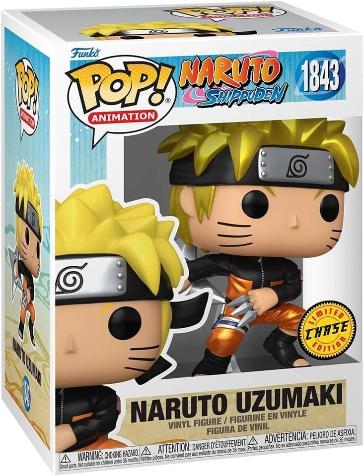 Funko Pop CHASE Naruto Shippuden - Armas Naruto (Metálicas) Figura con Protector Foto 1 de 1