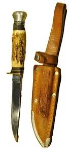 Cuchillo de caza alemán inoxidable "Anton Wingen Jr Othello Solingen" c.1939 - Imagen 1 de 21