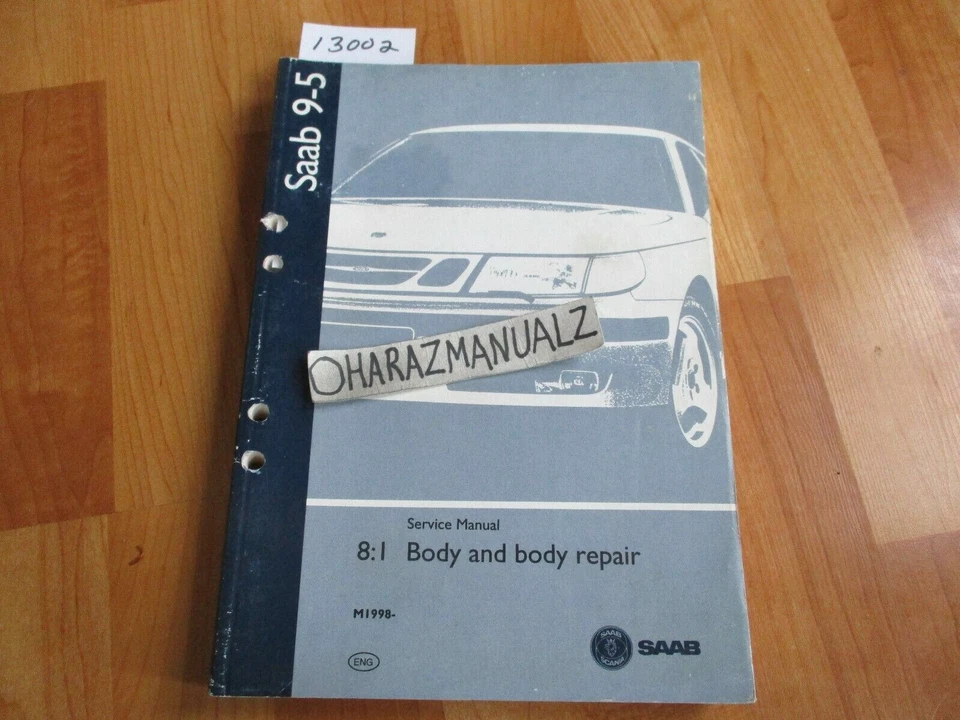 SAAB 9-5 1998 manual de servicio de reparación de carrocería y carrocería Foto 1 de 1