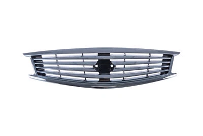 New Front Upper Grille Chrome/Black For Infiniti G37 10-13 G25 11-12 Sedan Foto 1 de 4