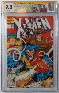 X-Men #4 ~ Marvel 1992 ~ CGC 9.2 SS Jim Lee & Scott Williams ~ 1a App Omega Rosso - Foto 1 di 6