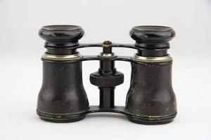 Antikes Opernfernglas Fenglas Binocular schwarz Messing # 9590 - Bild 1 von 8