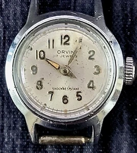 Vintage Orvin 17 Jewels Mechanical Ladies Watch New Crystal - Picture 1 of 10