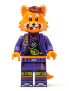 LEGO Red Panda Dancer Minifiguras Coleccionables Vidiyo Bandmates Serie 1 - Imagen 1 de 1