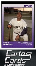 Fred Hailey 1988 Star Ft. Lauderdale Yankees #11  New York Yankees