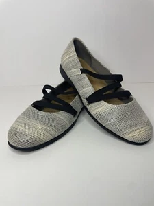 Trotters Della Damen-Flats mit Skimmer grau Leder 7,5 W - Bild 1 von 8