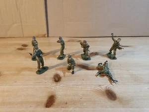 Airfix British Commando Soldiers Painted 1:32 x7 - Picture 1 of 10