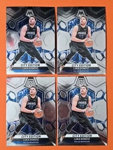🔵⚪️🔵 (4) 2023-24 MOSAIC LUKA DONCIC #285 CITY EDITION DALLAS MAVERICKS ⚪️🔵⚪️ - Picture 1 of 2