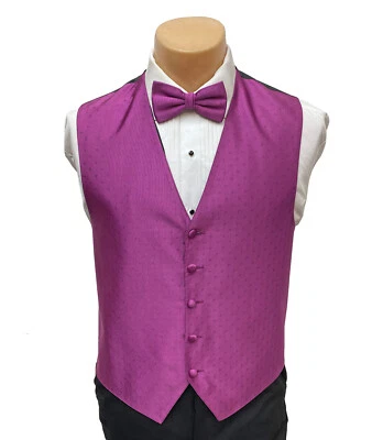 Men's Lauren Ralph Lauren Violet Tuxedo Vest with Choice of Tie - Image 1 of 4