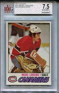 1977-78 Topps MICHEL LAROCQUE Rare Error KEN CHARLES Bsktball Wrong Back BVG 7.5 - Picture 1 of 2