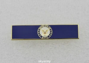 Uniform Citation Bar NAVY Citation Bar Lapel pin - Picture 1 of 3