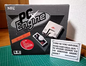 NEW NEC PC Engine PI-TG001 OG 1987 Console Japan *GOOD BOX FOR COLLECTION* 1 - Picture 1 of 2