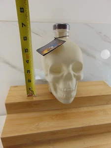 RARE Crystal Head Vodka SKULL Empty Bottle Limited BONE EDITION 750 ml  MINT - Picture 1 of 8