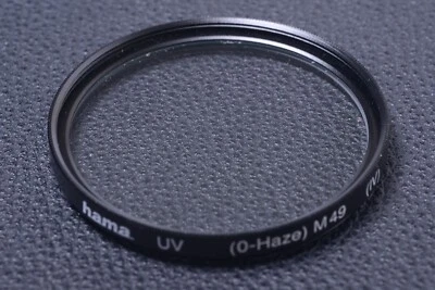 ✅ HAMA UV 0-HAZE 49MM SERIES 4 FILTER GENUINE LENS OR CAMERA SCREW IN 12-2 - Image 1 of 2