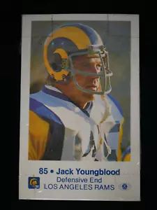 1980 LOS ANGELES RAMS POLICE - JUEGO DE 14 CARTAS SELLADO - Imagen 1 de 2