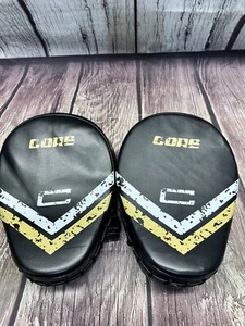 Core Punching Mitts for Boxing Leather Curved Focus Pads Men & Women Muay Thai - Picture 1 of 5