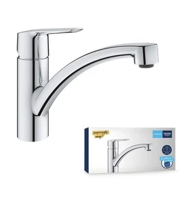 GROHE QUICKFIX Start - Kitchen Sink Mixer Tap (Low Spout with 140° Swivel Area - Picture 1 of 6