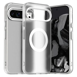 Cover Custodia Google Pixel 9 - Trasparente Bianco MagSafe Antichoc - Foto 1 di 1