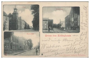 V7543-2217/ Gruß aus Kellinghusen  Post, Realschule AK 1905 - Picture 1 of 2