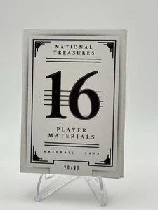 2016 Panini National Treasures 16PMB-RC 16 Player Materials Booklet 20/99 - Bild 1 von 7