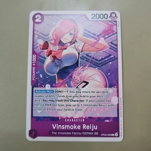 Vinsmoke Reiju One Piece Premium Booster The Best OP06-086 TCG CCG - Picture 1 of 6