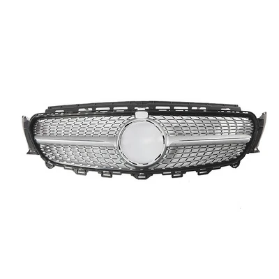 Grelha frontal acabamento estilo diamante para Mercedes Benz W213 E300 E400 2016-2020 - Imagem 1 de 4