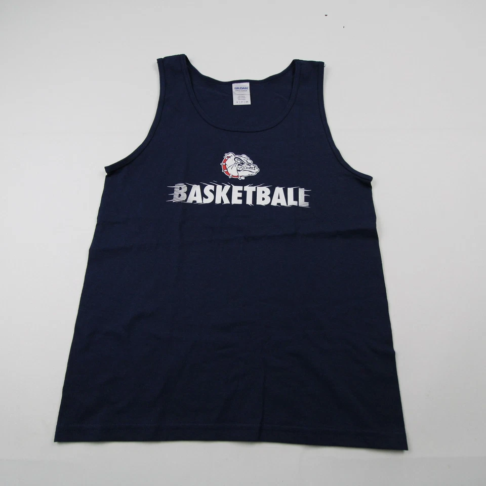 Gonzaga Bulldogs Gildan Ultra Cotton Sleeveless Shirt Men's Navy New - Image 1 of 1