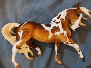Breyer Custom Andalusian Esprit Chocolate Palomino Pinto Horse Statue OOAK - Bild 1 von 4