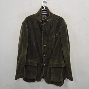 Polo Ralph Lauren Vintage Baumwolle Grün Khaki Cord Blazer Sport Jacke Medium - Bild 1 von 7
