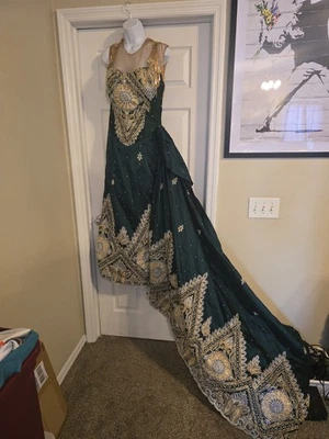 Vestido de novia africano para mujer/nigeriano vestido de invitada de boda disfraces Halloween Foto 1 de 4