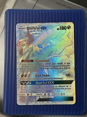Pokémon TCG Darkrai GX 158/147 Rainbow Secret Rare MP Burning Shadows - Image 1 of 2