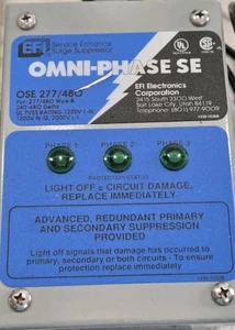 New In Box EFI Electronics Ose277/480 Omni-Phase SE Surge Suppressor - Picture 1 of 2