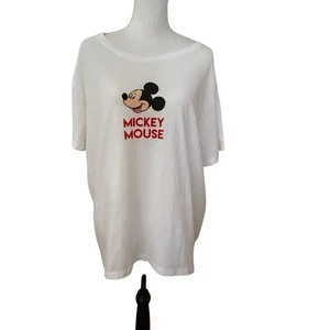Disney Mickey And Friends white Short Sleeve T Shirt Goofy Donald Duck Minnie 3X - Picture 1 of 8