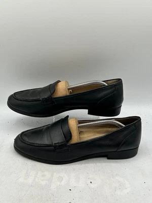 Naturalizer Milo Loafers Women's Sz 8.5M Black Leather Slip-On Low Top Flats - Image 1 of 4