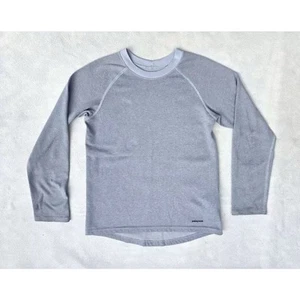 Patagonia Kids XS Gray Long Sleeve Crew Neck Outdoor T-Shirt - Picture 1 of 5