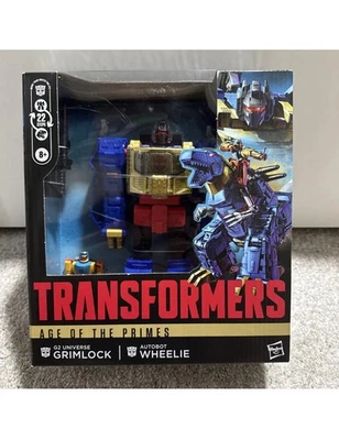NEW Transformers Age of the Primes G2 Universe Grimlock & Wheelie Figures - Image 1 of 2