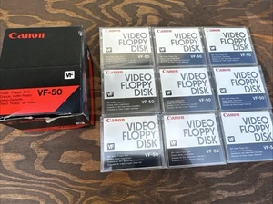 Canon VF-50 Sealed 9 Pack Mini Disks for Xapshot Camera NEW SEALED - RARE - Photo 1/5