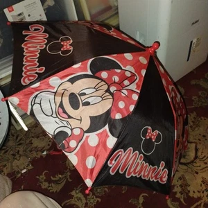 Disney Minnie Mouse Red / Multi Kids' Rain Umbrella - Picture 1 of 3