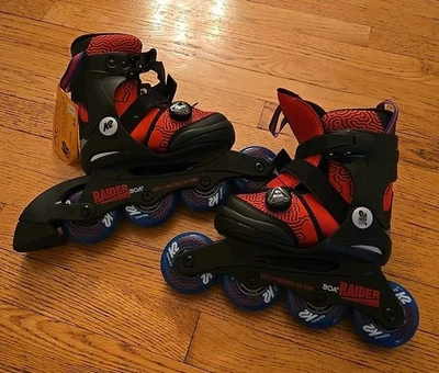 Patines K2, Raider BOA - Negro/Rojo - Talla: Niños 11-2 Nuevo sin caja Foto 1 de 4