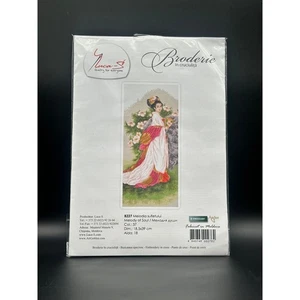 Luca-S Kreuzstich Set B227 Melody of Soul Geisha Frau mit Blumen 18 Stück - Bild 1 von 5