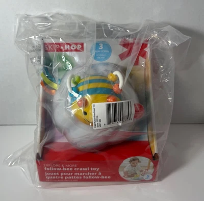 NEW Skip Hop Explore & More Follow-Bee Crawl Toy MUSIC - LIGHTS - MOVEMENT - Image 1 of 2