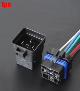 1Pcs 12V Dc 40A 5Pin Auto Relay/Socket Waterproof Integrated Automobile Relay xc - Picture 1 of 2