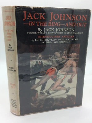 JACK JOHNSON IN THE RING AND OUT - 1927 1st ed, dj, scarce boxing heavyweight - Image 1 of 4