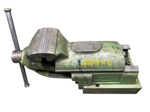 Leinen Profi Massiv Schraubstock Spannweite 255mm Backenbreite 150mm 48974 - Bild 1 von 10