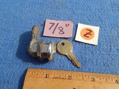 Cerradura y llave de juego arcade años 50 ~ 7/8 pulgadas - llave Illinois G 251 Foto 1 de 4