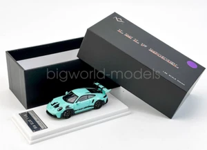 LMLF 1:64 Scale Green 911 992 GT3 RS Sports Car Model Diecast Metal - Picture 1 of 3