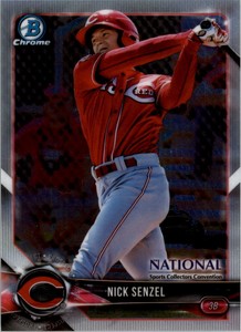 2018 Bowman Chrome National Convention Prism Refractors #BNRNSE Nick Senzel