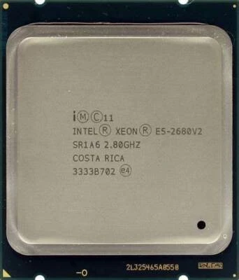 Intel Xeon E5-2680 V2 10-Core 2.8GHz 25M 8GT/s SR1A6 115W LGA2011 CPU Processor - Image 1 of 4